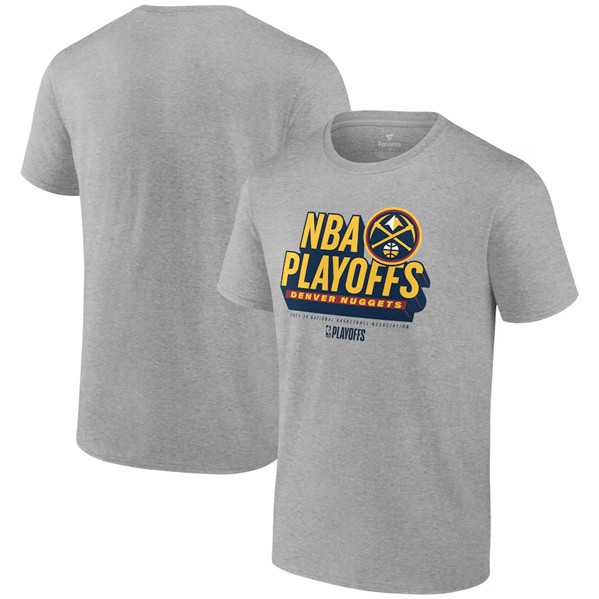 Men's Denver Nuggets Heather Gray 2024 Playoffs Defensive Stance T-Shirt,We sell and wholesale Men's Denver Nuggets Heather Gray 2024 Playoffs Defensive Stance T-Shirt on line form chian!